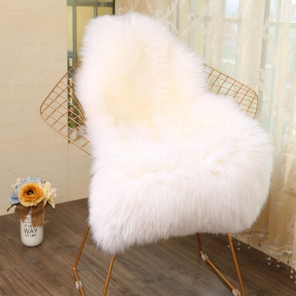 GC Super Wool Soft Sheepskin Chair Seat Pads Cover Genuine Australia
