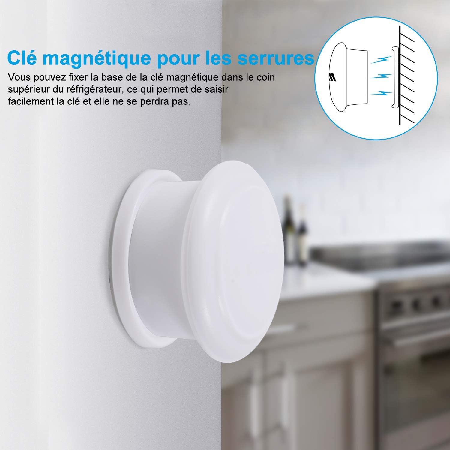 Adoric 2 Cles 6 Bloque Porte Magnetique Securite Placard Enfant Bloque Porte Bebe Tiroir Haute Qualite Et Installation Simple Bebe Puericulture Securite Domestique Helpacreche Co Za