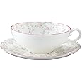 Noritake T58043A/9940 Tea Cup & Saucer 180cc Cutie Rose Microwave Safe Bone China