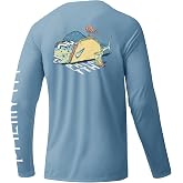 Palmyth Fishing Shirts for Men Long Sleeve UPF 50+ Quick Dry T-Shirt | Quick Dry, Moisture Wicking, 4-Way Stretch, Soft, Breathable, Sun Protection
