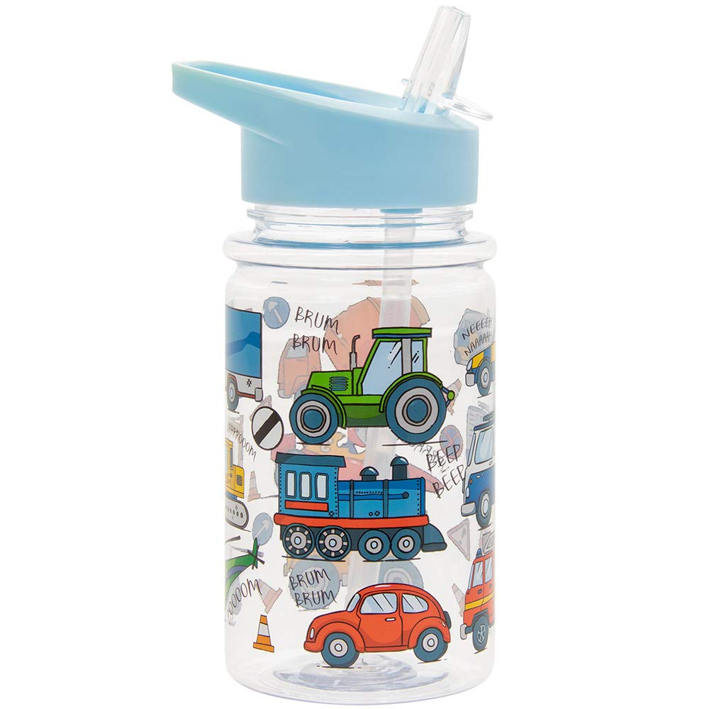 Lesser & Pavey Little Stars Vehicles Drinking Bottle, Multicolour, Height 17cm โ image 1