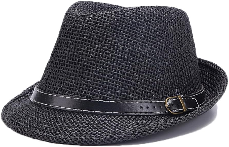C-Crown Trilby Panama Hat Men Boys Straw Summer Hat