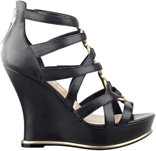 black wedges amazon