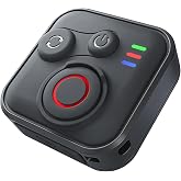 Bluetooth Remote Control for Insta360 X5/X4/X3/X2/Go 3S/ACE Pro 2, GoPro Camera Shutter Remote with Type-C Charging - 164ft Range, Compatible with iPhone 12-17 Pro Max, GoPro 8-13, Android Phones