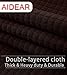 ALIECOM Anti-Slip Sofa Slipcovers Jacquard Fabric Pet Dog Couch Covers Protectors (Sofa, Dark Brown)