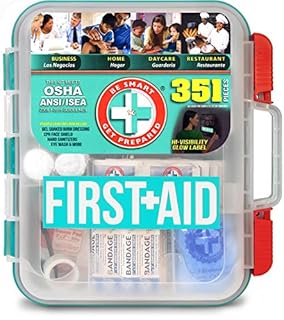 UPC 020424201647 product image for Be Smart Get Prepared - 351 Piece First Aid Kit - Exceeds OSHA ANSI/ISEA Standar | upcitemdb.com
