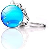 JWPavilion Solar System Planet keychain Accessories Pendant Glow In The Dark