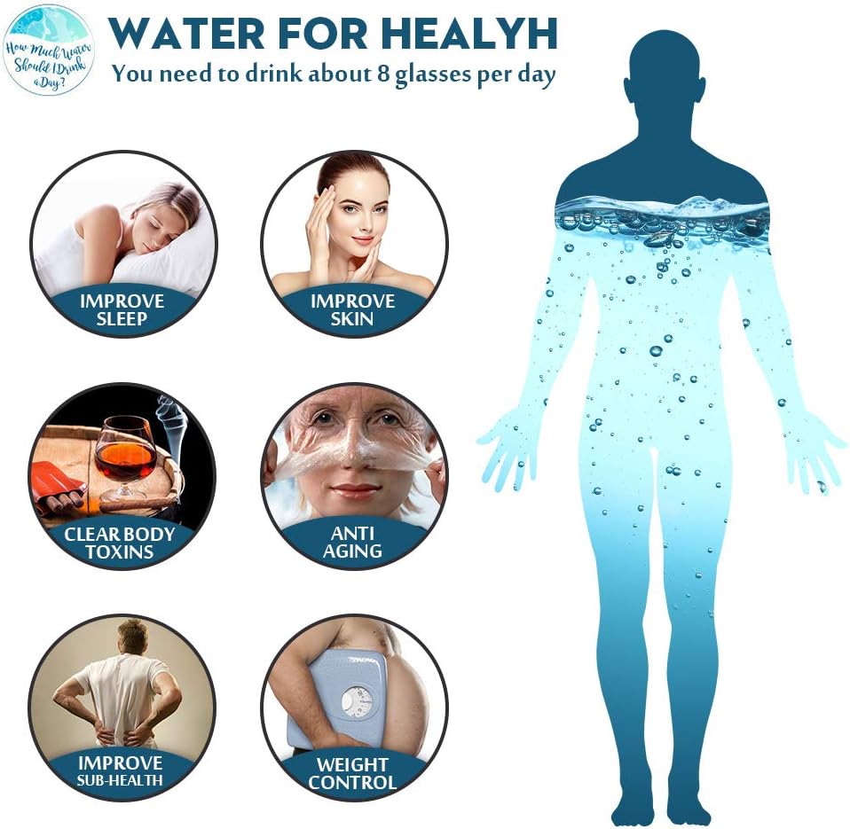 Saikun Portable Hydrogen Water Bottle Rechargeable PEM Technology Ionized Water Generator， Hydrogen Water Machine Hydrogen Generator (600-900PPB): Industrial & Scientific