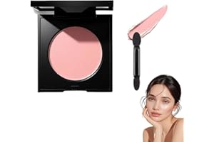 BNYFXY Luminance Under Eye Brightener, Dark Circle Coverage, Pink Under Eye Brightener Concealer, Moisturizing Waterproof Built-In Brush