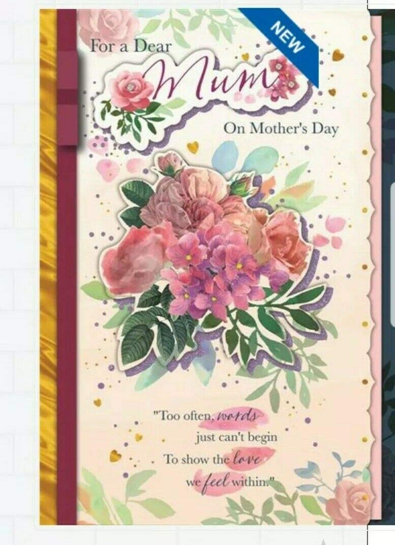 Hallmark Mother's Day Card - for a Dear Mum on Mother's Day Floral
