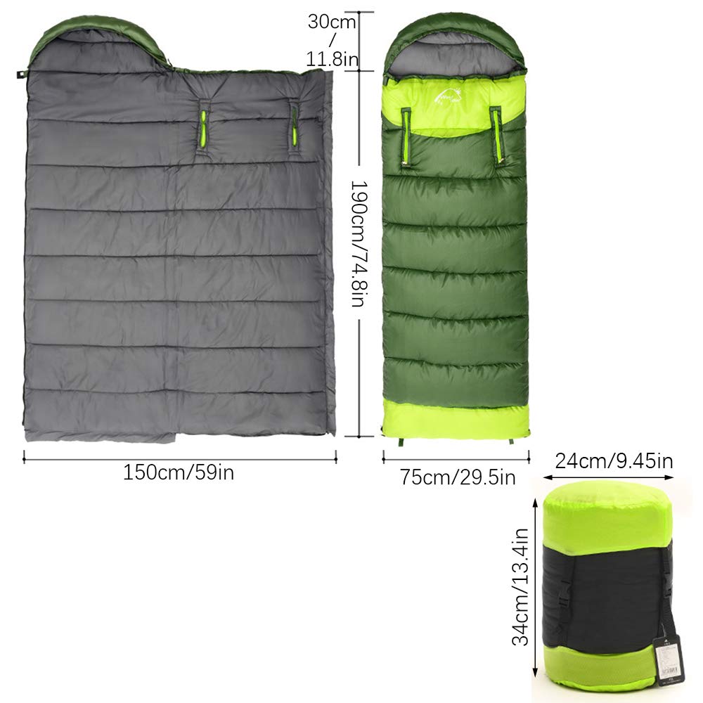 sleeping bag with feet holes