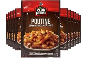 Club House, Dry Sauce/Seasoning/Marinade Mix, Poutine Gravy, 42g, Case Pack 12 Count