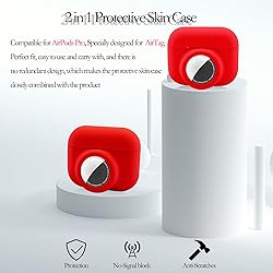 2 in 1 Protective Skin Case Compatible for Airpods