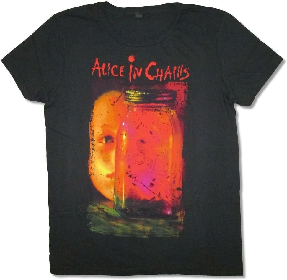 Alice in Chains Jar of Flies Album Cover Black T Shirt AIC