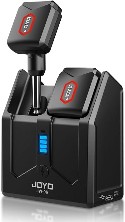 JOYO 5.8GHz Wireless Guitar Transmitter Receiver System JW-06 4 Channels