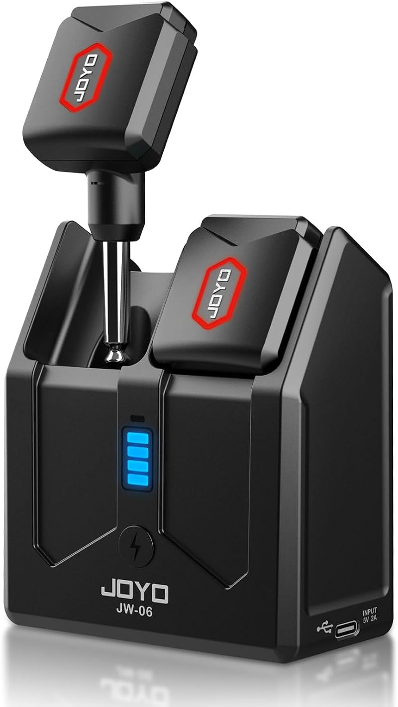 JOYO 5.8GHz Wireless Guitar Transmitter Receiver System JW-06 4 Channels