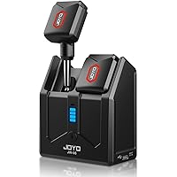 JOYO Wireless Guitar System 5.8GHz Wireless Guitar Transmitter Receiver with Charging Box 4 Signal Channel for Guitar Bass El