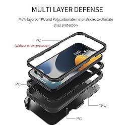 SZFIRSTEY Compatible with iPhone 13 Case, Drop