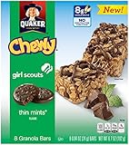 Quaker Chewy Girl Scouts Thin Mint Granola Bars, 6.7 Ounce