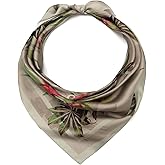 AllSaints Women's Adena Dusty Pink Square Scarf, 100% Silk Accessory with Lightweight Fabric