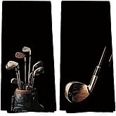 Mcehtle Golf Kitchen Towels Set of 2, Golf Lovers Gifts for Women Men Hand Towel for Bathroom Kitchen Decor, Golfer Gifts Decorative Tea Towels Dish Towel 16x24 Inch