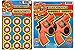 Super Bang Double Shots Cap Guns + 192 Shots Ring Caps Bundle Set - Western-Themed Gun Toy - Ages 8 and Up