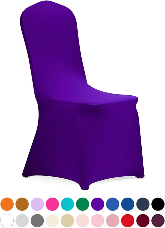 Peomeise Stretch Spandex Chair Cover for Wedding Party