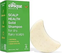Ethique Scalp Health Shampoo Bar for itchy, dry, flaky scalps with Oatmeal - Plastic-Free, Vegan, Cruelty-Free, 3,88 oz - For