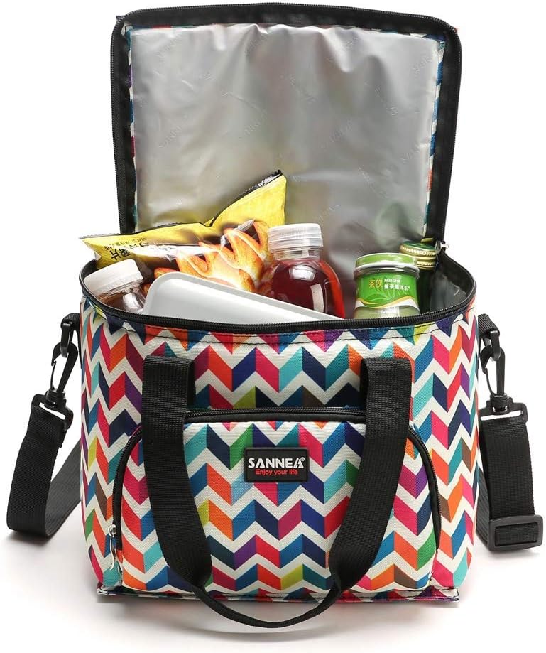 Lunch Bags for Women Insulated Lunch Box for Girls Adults Student Cooler Lunch Tote Bag for School Office Work Picnic Outdoor Activities - Image 5