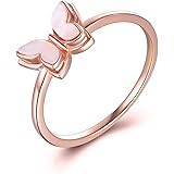 Amazon.com: 925 Sterling Silver Dainty Butterfly Expandable Open Cuff ...