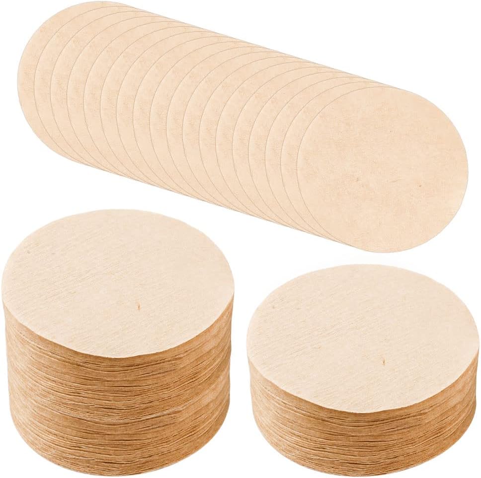 Thboxes 400 Pcs Round Unbleached Coffee Filter 6.4 cm for Aeropress
