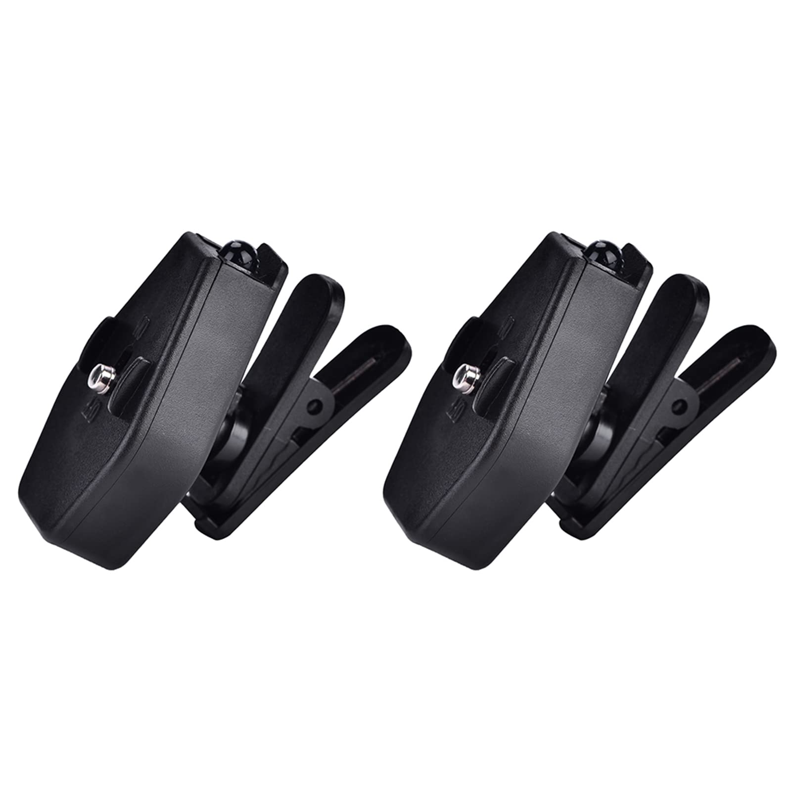 Socobeta 1 Pair LED Clip on Light 360 Degree Rotatable Outdoor Lights Camping Lantern Portable Lamp for Night Reading Fishing Appliance Maintenance