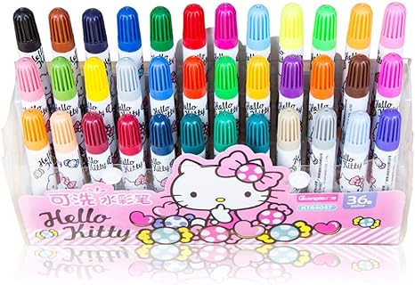 Amazon Co Jp Lihgfw グラフィティ幼稚園赤ちゃんの描画や着色ペンの色クレヨンセットをペイント24色の水彩ペン子供洗えます ホーム キッチン