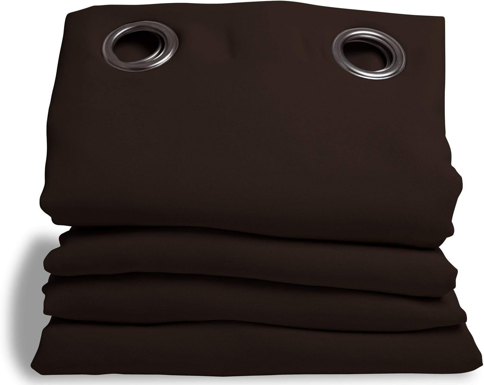 Moondream DecibelControl™ 3-in-1 Soundproof Curtain | Noise Reduction | Thermal Insulation | 100% Blackout | Patented Technology | Made in Europe | Grommet | 55" W x 84" L | Brown - Chocolate MC610