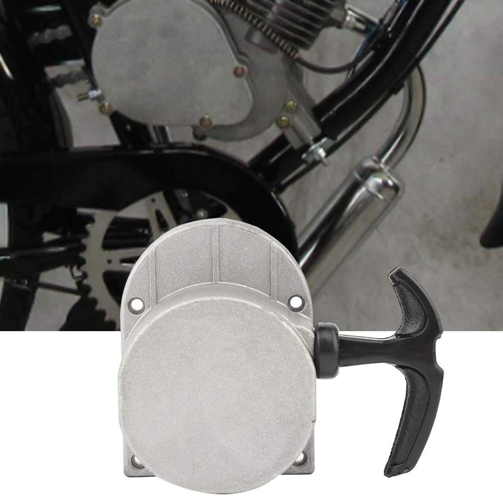 Starter Engine Part, Silver Engine Motorized Bicycle Metal for 50cc 60cc 80cc Bicycle Engine Spare Part