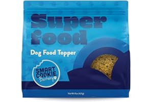 Smart Cookie Natural Dog Food Topper - Superfood - Dog Meal Mixer for All Ages - Food Topper for Picky Eaters and Boosting Nutrition - Non GMO, Made in The USA - 15 oz Bag (30 Day Supply)