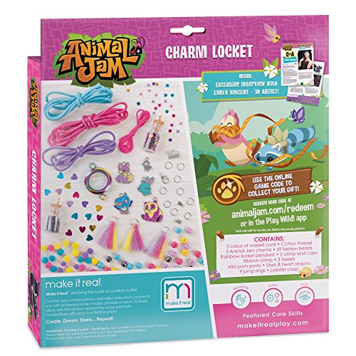 Make It Real Animal Jam Charm Locket. DIY Animal Jam Themed Locket