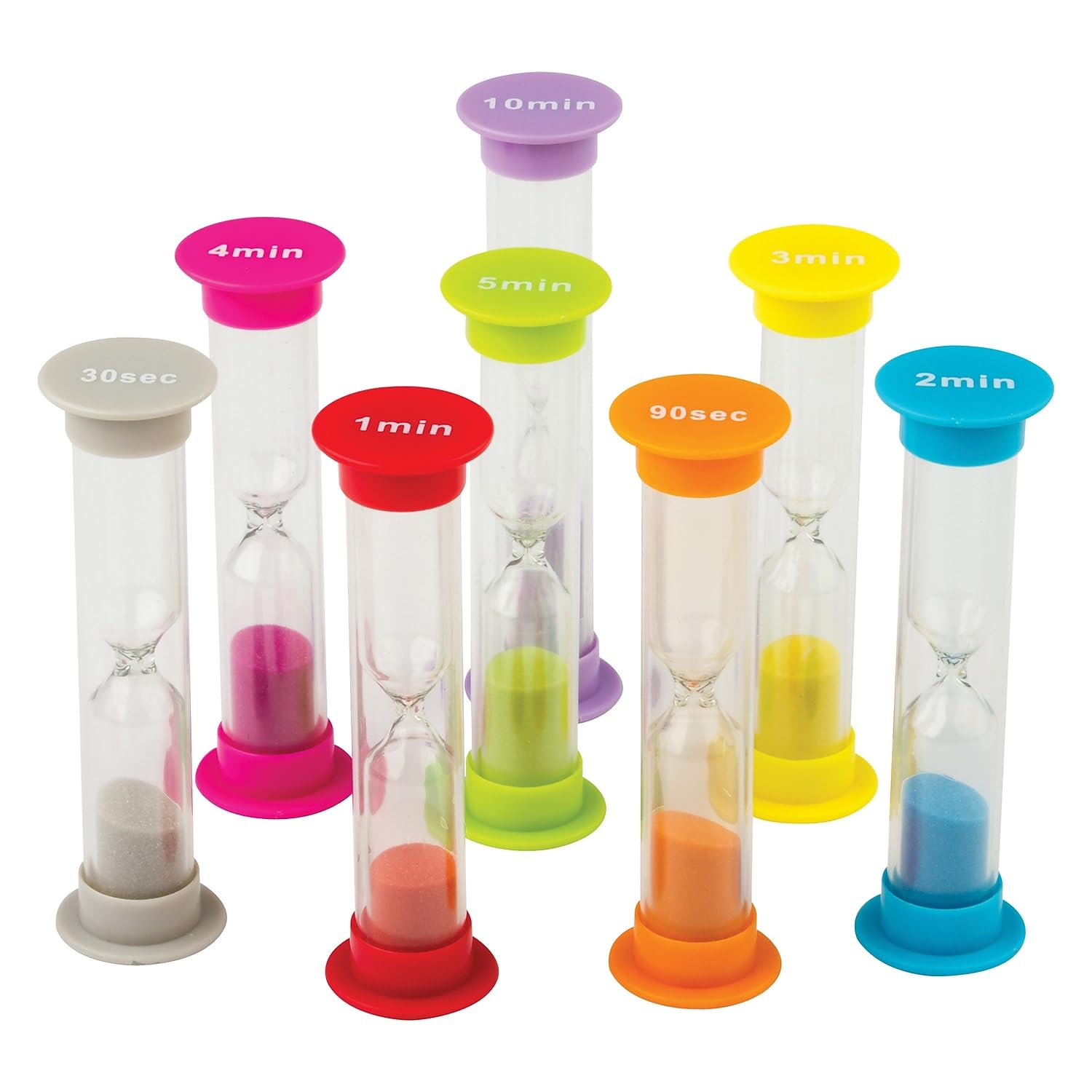 Teacher Created Resources Small Sand Timers Combo, Pack of 8 (TCR20697)