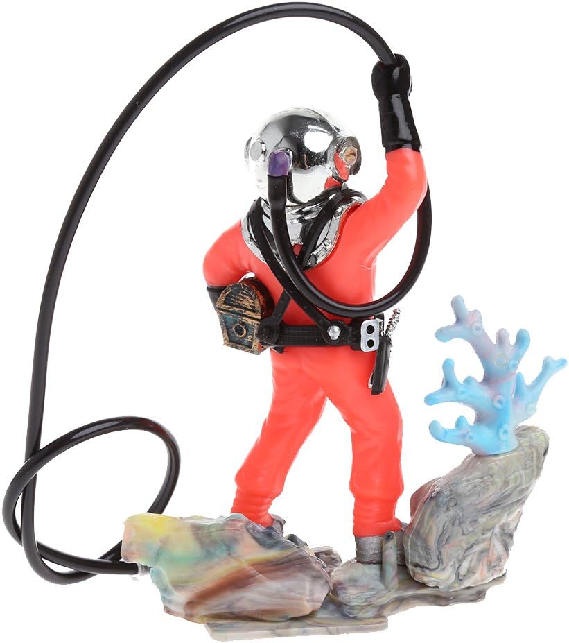 Amazon Com Yoohigh Fish Tank Use Sea Treasure Diver Action