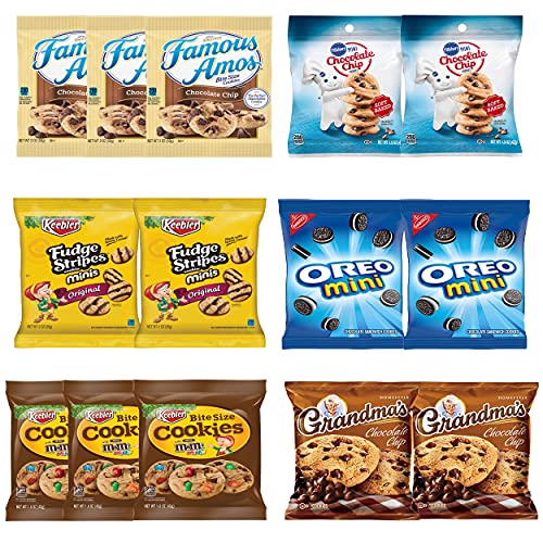 Cookies Snacks Variety Pack for Adults Individually Wrapped Assortment Bulk (30 count) Snack