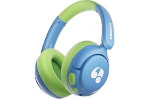 awatrue Kids Wireless Headphones,5.4 Bluetooth & 3.5mm Jack AUX Cable, 85dBA Volume Limited,BPA Free/CPC Certified, 75H Playt