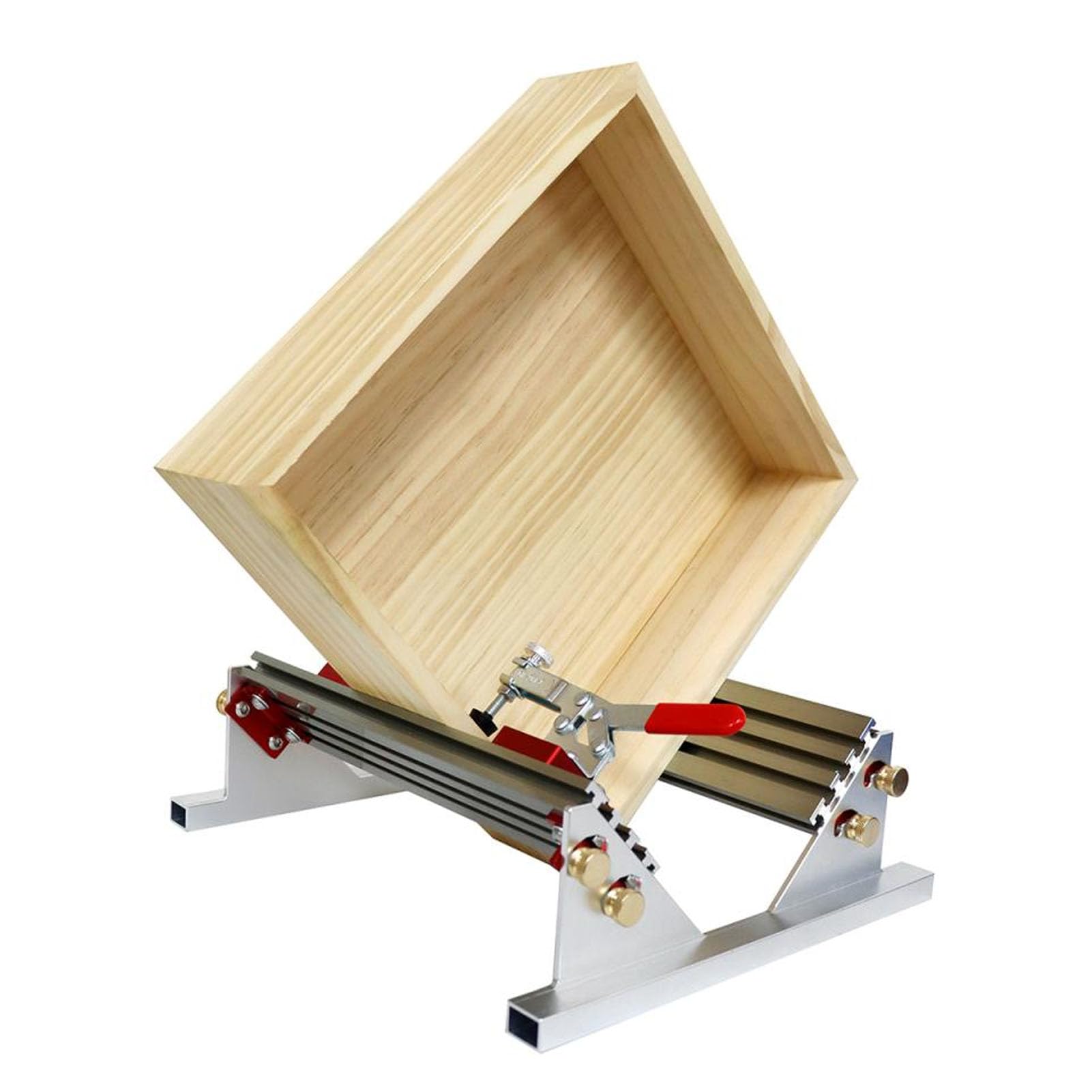 Drawer Clamp Locator, 1/2in -16in Adjustable Drawer Clip Positioner with 4 Flip Limiters, 2 Height Settings, Milling Table Saw Drawer Clamp Locator for Right Angle Assists Design