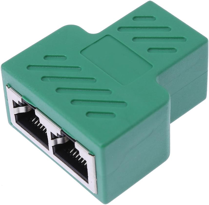 Splitter RJ45 Da 1 A 4 Porte - Adattatore Ethernet Per Rete LAN, Connettori Dorati Per Ufficio E Casa