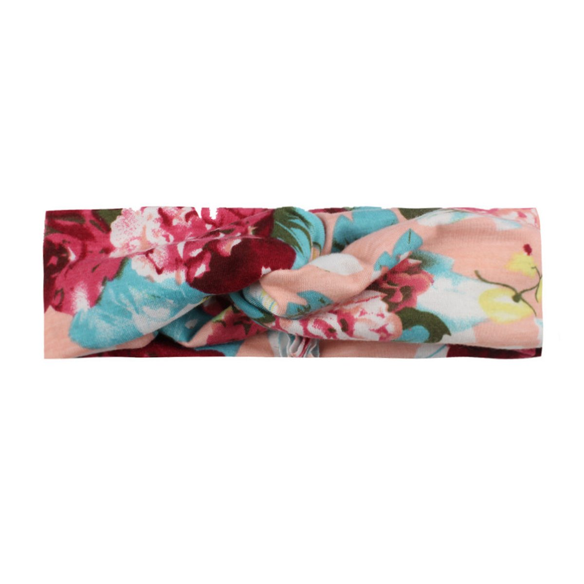 Calliar Womens Fashion Flower Bow Head Wrap Headbands Elastic Hair Band,7 Pack-Color 1