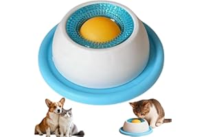 Dog Lick Bowl, Lick Sphere for Dogs Cat, Dog Lick Sphere, Interactive Toys to Keep Dogs Entertained, Healthy Diet Food Contai