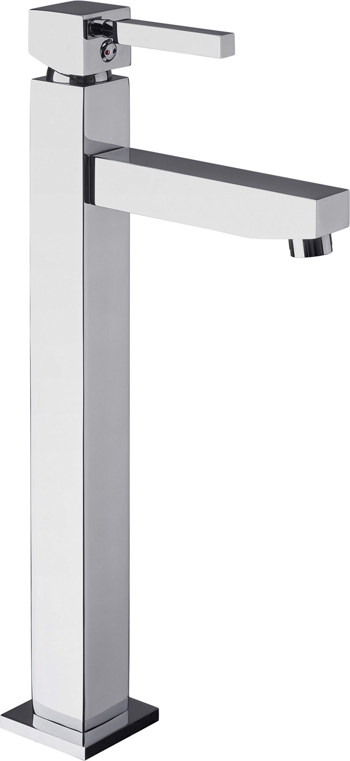 Cornat Avila AVI11 Single-Lever Washbasin Mixer Tap Chrome-Plated Brass Body High Spout Height Without Drainage Fitting/Bath Tap