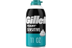 Gillette Foamy Shaving Cream, Sensitive Skin, 11 Ounce