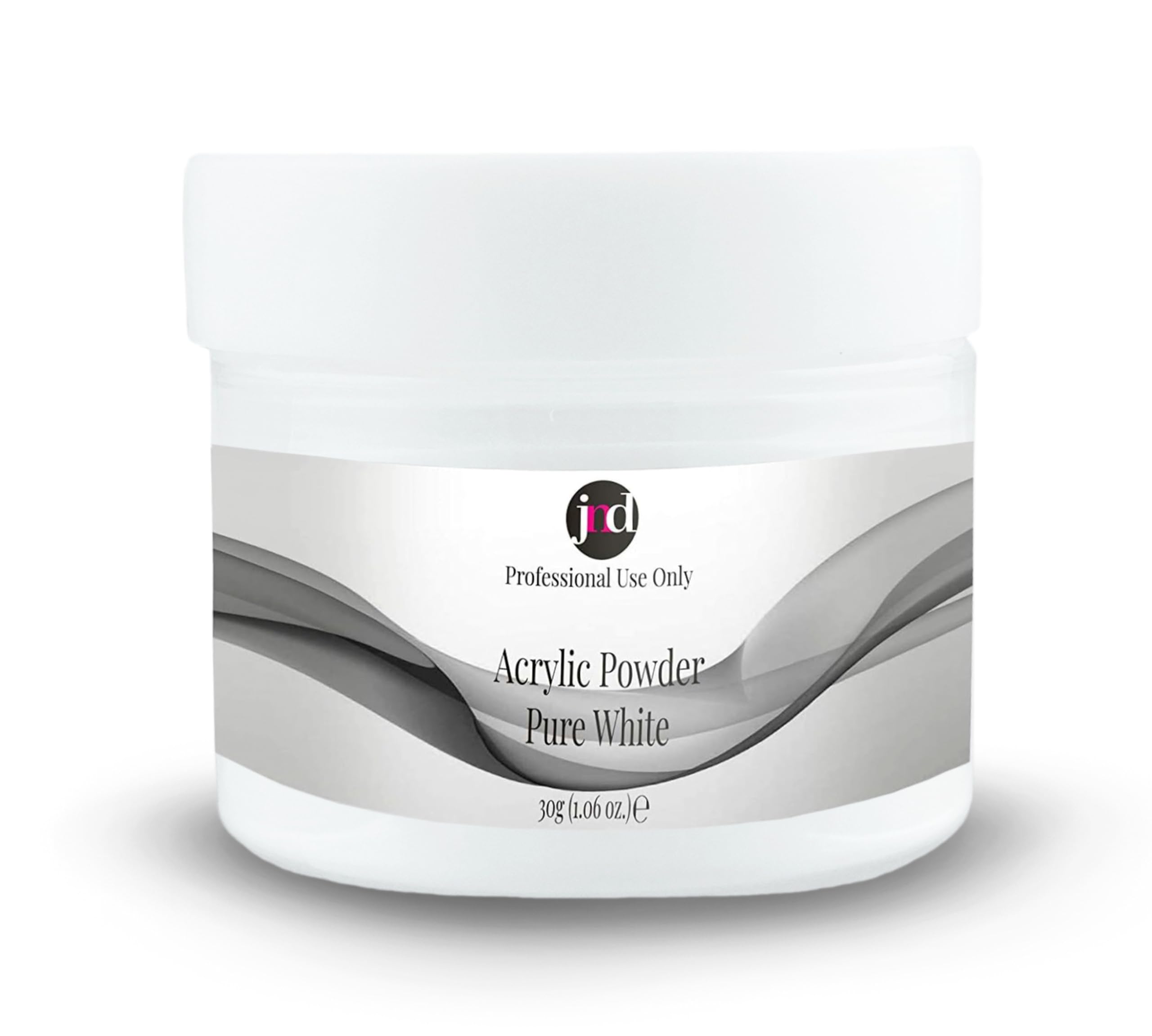JND Acrylic Powder Professional Salon Quality Acrylic Nails Extension Nail Art (Pure White, 30g)