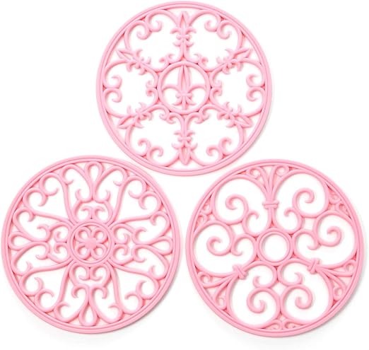 Amazon Com Silicone Trivet Mat Non Slip Heat Resistant