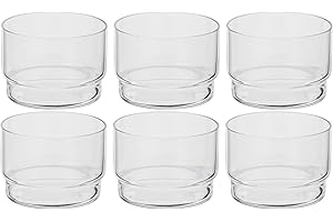 Toyo Sasaki Glass B-21129CS Amuse Cup, Fino, Dishwasher Safe, Made in Japan, 5.1 fl oz (155 ml), Set of 6